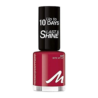 Manhattan Last und Shine nagellack, nr 660 Bite My Lip, 1-pack (1 x 8 ml)