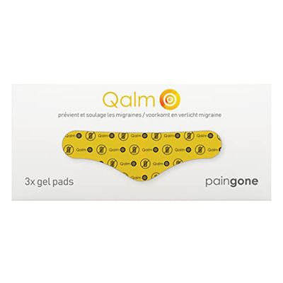 Paingone Qalm – Gels de remplacement| Prévient et soulage les migraines| traitement des migraines, crises de migraines| Prévient et soulage les maux de tête| soulagement rapide et sans médicament