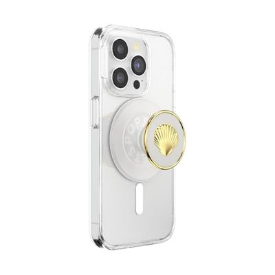 PopSockets PopGrip per MagSafe, supporto magnetico per telefono, parte superiore sostituibile, presa sicura per custodie MagSafe, cavalletto per visualizzazione a mani libere, compatibile con ricarica