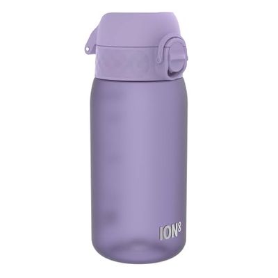 ION8 Vattenflaska För Barn, 350 ml/12 oz, Läcksäker, Lätt att Öppna, Säkert Lås, Diskmaskinssäker, BPA-fri, Bärhandtag, Enkel att Rengöra, Luktfri, Koldioxidneutral, Ljuslila