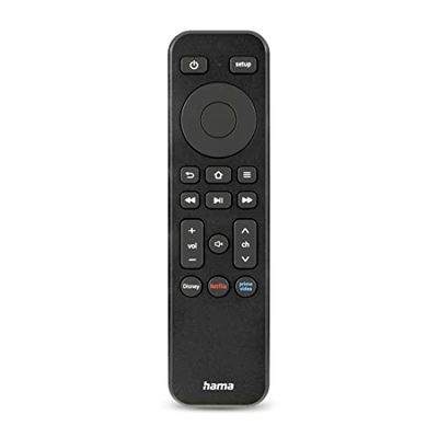 Mando a Distancia programable para TV + Button Netflix Prime Video Disney+