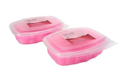 Paraffine de rose Mosqueta. Pack de 2.600 ml (980 g x 2 pièces) SELAS. Pour les traitements thérapeutiques et esthétiques des mains et des pieds.