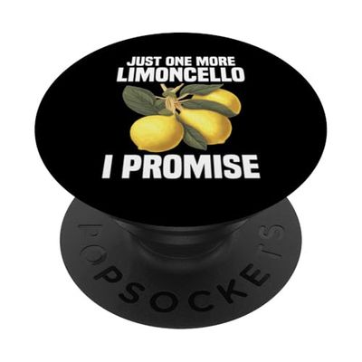 Italian Limoncello Lemon Drink Drinking Just One Limoncello PopSockets Adhesive PopGrip