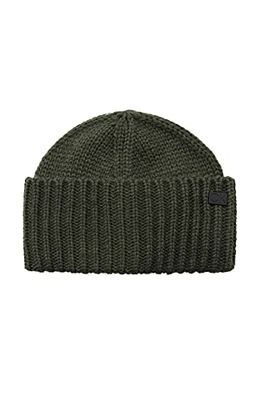 Calvin Klein Men's Hat Cappello Invernale, Green Tall Rib Cuff, Taglia Unica Uomo