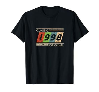 Classic 1998 Original Vintage Birthday Est Edición II 1998 Camiseta