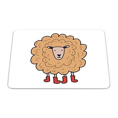 Bonamaison, Rectangle Pop Art Digital Printed Mouse Pad, Non-Slip Base, for Office and Home, Size: 22 x 18 cm