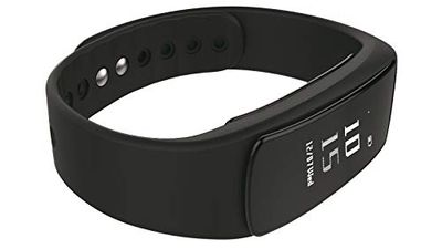 Mediacom - Sportbit hr impermeabile cardio, calorie e contapassi per ios e android colore nero
