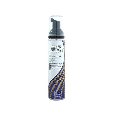 EBIN BRAID FORMULA Tension Relief Foaming Lotion (3.38oz/100ml) - Peppermint + Aloe