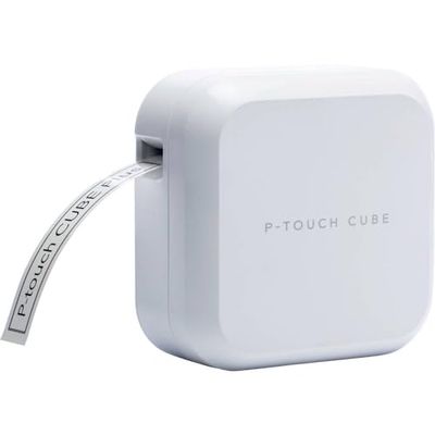 Brother PTP710BTHZ1 Lettering Dispositivo Cube Plus PT-P710BT USB 3.5-24 mm, Bianco, Provenienza Germania