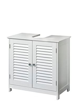 Pelipal Mobile sottolavabo, Metallo, Bianco, 58x60x35