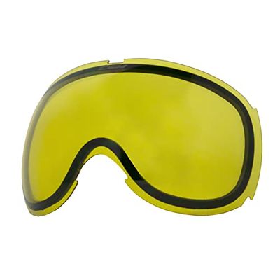 CGM Joy, Lentille de Rechange pour Masque de Ski Mixte, Jaune, Taille Unique