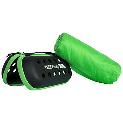 Trespass Asciugamano in microfibra ultra sottile da 60 cm x 120 cm, unisex, colore: verde