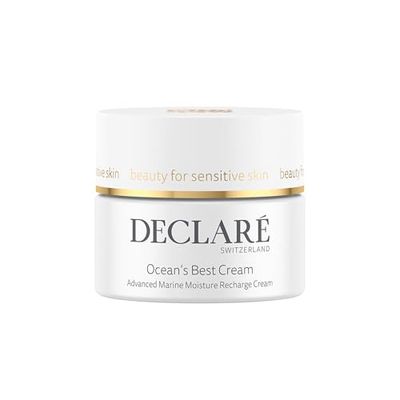 Declaré Ocean's Best 50 ml - Crème hydratante aux minéraux marins - pour tous types de peau - avec vitamine E, extrait d'algues et de jojoba et acide hyaluronique - Effet hydratant 24 heures