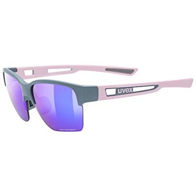 uvex sportstyle 805 CV - outdoor-glasögon för dam och herr - speglande - kontrasthöjande - grey/plasma daily - one size
