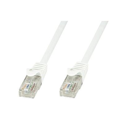 Techly Câble de réseau Patch en cuivre Cat.6 Blanc UTP 0,3 m