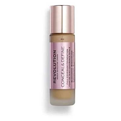 Revolution Beauty London Makeup Revolution, Conceal and Define Foundation, F12, 23 ml
