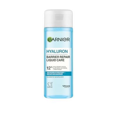 GARNIER Hyaluron Barrier Repair Liquid Care, 12% Glycerin and Panthenol, With Aloe Vera & Hyaluronic Acid, Cruelty Free & Vegan, 120ml