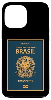 Pasaporte de Brasil, Brasil, Brasil, bandera de Brasil. Carcasa para iPhone 13 Pro Max