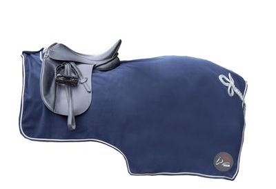 HKM Couverture séchante pour reins - Bleu foncé - Taille 135
