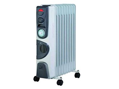 Polaire olieradiator, 11 elementen, ideaal voor het behoud van een optimale temperatuur en voor efficiënte warmte in ruimtes.