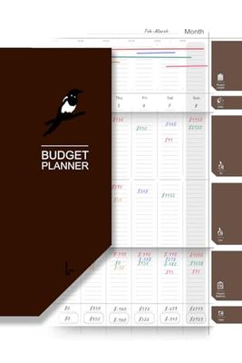Budget Planner: NEW EASY AND CLEAR WAY TO ORGANIZE YOUR BUDGET, TRACK YOUR EXPENCES AND VISUALIZE TIME ASSIGNED FOR YOUR PROJECTS, Budget Diary