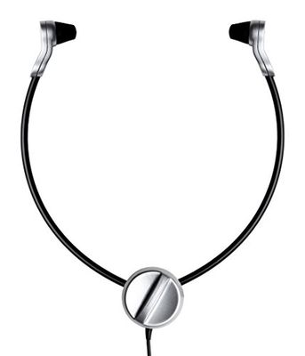 GRUNDIG Swingphone 568 Noir, Argent Intraaural sous Le Menton Casque - Casques (Intra-aural, sous Le Menton, avec Fil, 95 DB, 2,4 m, Noir, Argent)