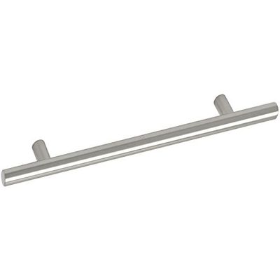 Unbekannt Grimme Eloni 8570210320 Basic Cupboard Handle (Barell) Diameter 14 mm Width 400 mm Bar Handle Brushed Stainless Steel Silver Hole Spacing 320 mm