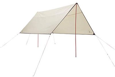 Grand Canyon Shelter Zuni 4 - Tarp/Sunsail 400 x 400 cm - Forma Quadrata, UV50+, Impermeabile - Mojave Desert (Beige)