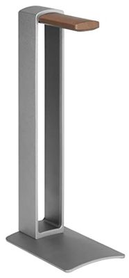 My Wall HK3L Support pour Casque Compatible avec (Casque) : Casque Supra-auriculaire, Casque Supra-auriculaire argenté, hêtre