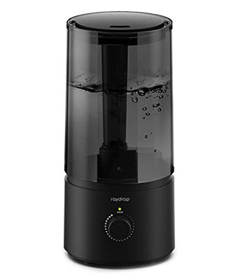 raydrop Humidifiers for Bedroom, Cool Mist Humidifiers for Babies, 1.70L Quiet Ultrasonic Humidifier, Space-Saving, Filterless, Auto Shut Off - (0.45 Gallon, UK 220V)