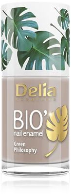 Delia Cosmetics - Bio Green Nail Polish - BANANA - Vegan Friendly - Perfect Opacity and Shine - Easy and Fast Application - Natural Ingredients - Long Lasting Color up to 6 Days - 11ml