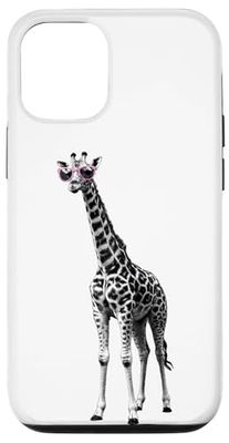 Halftone Girafe Lunettes de Soleil Girafes Coque pour iPhone 12/12 Pro