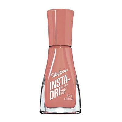 Sally Hansen Insta-Dri nagellack, 3-i-1-formel, grundfärg, topplack, snabbtorkande, precisionspensel, 218 snabbmurar