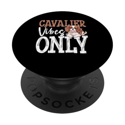 Cavalier King Charles Spaniel Perro PopSockets PopGrip Adhesivo