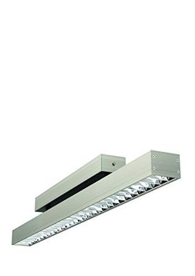 Evotec OFFICE ONE - Plafoniera a LED, griglia 4000 K, 25 W, 3920 lumen, in alluminio, 25 W, trasparente