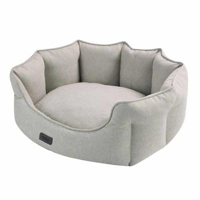 Nobby Valea comfortbed, ovaal, beige, 86 x 70 x 24 cm