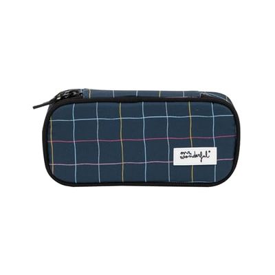 Mr. Wonderful Rechthoekig etui Urban – Ready for a Great Day – Etui met ritssluiting – van rPET, Meerkleurig, standaard