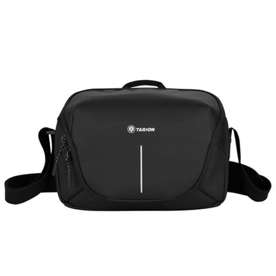 TARION Camera Shoulder Bag, Camera Messenger Bag Small Camera Bag for SLR DSLR Cameras, Lens, Accessories (Zone)