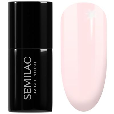 Semilac Vernis à ongles en gel EMILAC | Collection WeddiNails | Durable et facile à appliquer | Parfait pour les mariages et les fêtes. Vernis à ongles UV/LED, 7 ml, 572 Bride Like Me