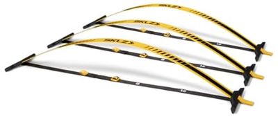 SKLZ Speed Hurdles Elite, Giallo - Aumenta velocità e agilità, ritorno immediato, ultra resistente, altezza 6'', facile da piegare, adatto a vari sport, con borsa per il trasporto