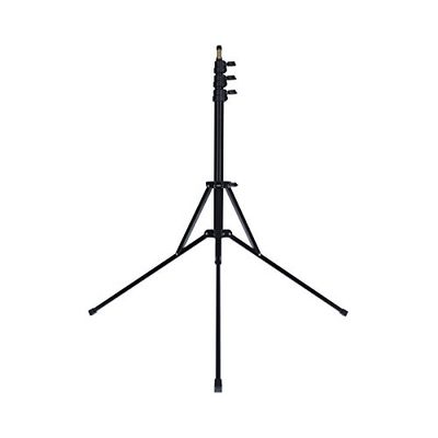 Rollei Pro Flash Stand Traveler 215 cm, tripé de candeeiro de alumínio, para flocos de estúdio, altura regulável de 57 cm até 215 cm, capacidade de carga máxima. 3 kg - preto