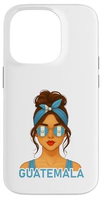 Guatemalan Girl Guatemala Flag Guatemalan Girlfriend Wife Carcasa para iPhone 14 Pro
