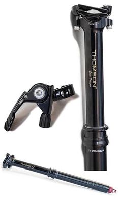 Thomson Bike Products Inc Tija de Asiento Unisex para Adultos 2682020646, Color Negro, 31,6 mm