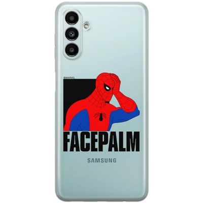 ERT GROUP mobiel telefoonhoesje voor Samsung A13 5G/ A04s origineel en officieel erkend Marvel patroon Spider Man 029 optimaal aangepast aan de vorm van de mobiele telefoon, gedeeltelijk bedrukt