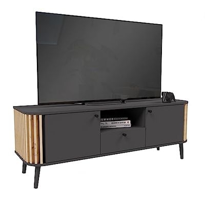 xonox.home Commode Pure Lowboard Commode kast dressoir opbergmeubels TV Bank TV kast in voor/corpus grijs Nb. afwerking Artisan eiken Nb., ca.138x50x40 cm