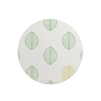 Questo Casa, Digitalt tryck runt musmatta, halkfri undersida för kontor och hem, diameter: 22 cm