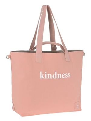 Lässig Baby Einkaufstasche Kinderwagentasche Bio-Baumwolle waschbar/grön etikett bomull uttalande shopper, Rosa, Large