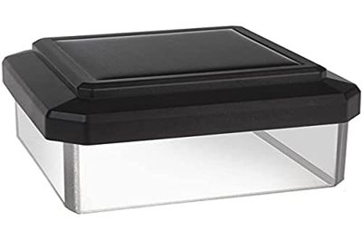 GreenBlue GB126 Solarlamp, hekpaal, tuinlicht met schemeringssensor, warmwit, 4000 K, led-accu (60 x 60)