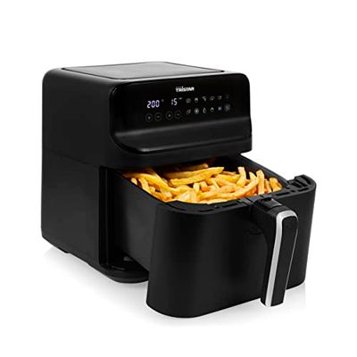 Tristar Freidora digital de aire caliente – 6 l – 1,5 kg de patatas fritas – Carcasa negra mate – FR-9025