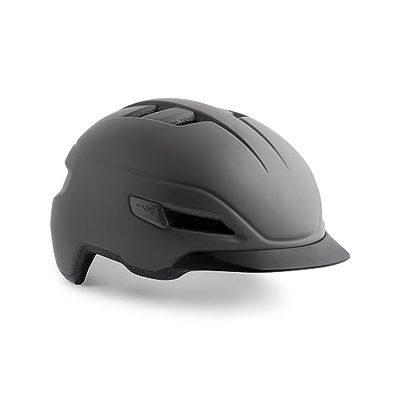 Met Casco Corso Grigio Scuro L (58-62) Ciclismo Unisex Adulto